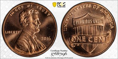 2016 1C Shield MS67RD