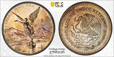 1998-Mo Onza Libertad Ag MS67