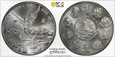 2009-Mo Onza Libertad Ag MS67