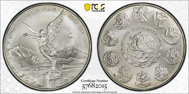 2015-Mo Onza Libertad Ag MS66