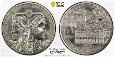 2005 € 10 Reopening of Burg Theater MS69