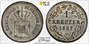 1867 Kreuzer KM-873 MS62