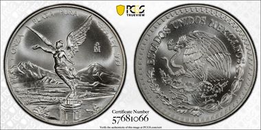 1999-Mo Onza Libertad Ag MS69