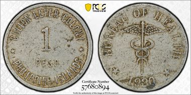 1920 Peso VF20