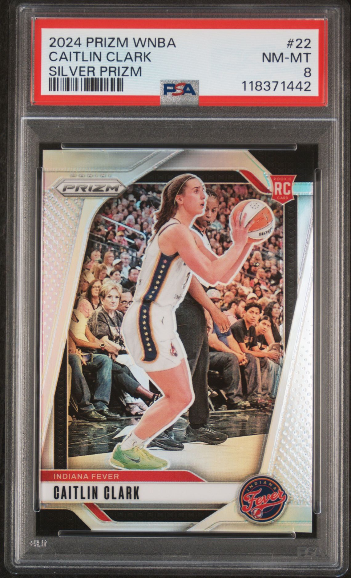 2024 Panini Prizm Wnba Caitlin Clark #22 (Silver Prizm) Nm-Mt 8 front