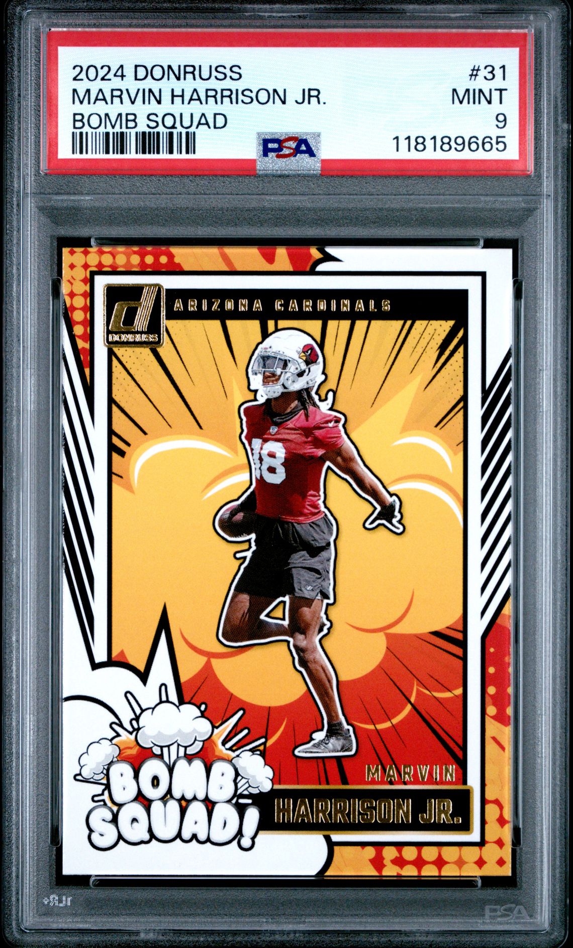 2024 Panini Donruss Bomb Squad Marvin Harrison Jr. #31 Mint 9 front