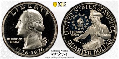 1976-S 25C Clad PR67DCAM