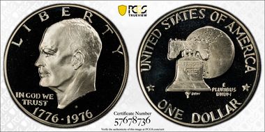 1976-S $1 Clad Type 2 PR69DCAM