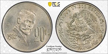 1982-Mo 20C MS63