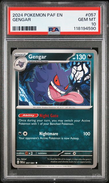 2024 POKEMON PAF EN-PALDEAN FATES #057 GENGAR