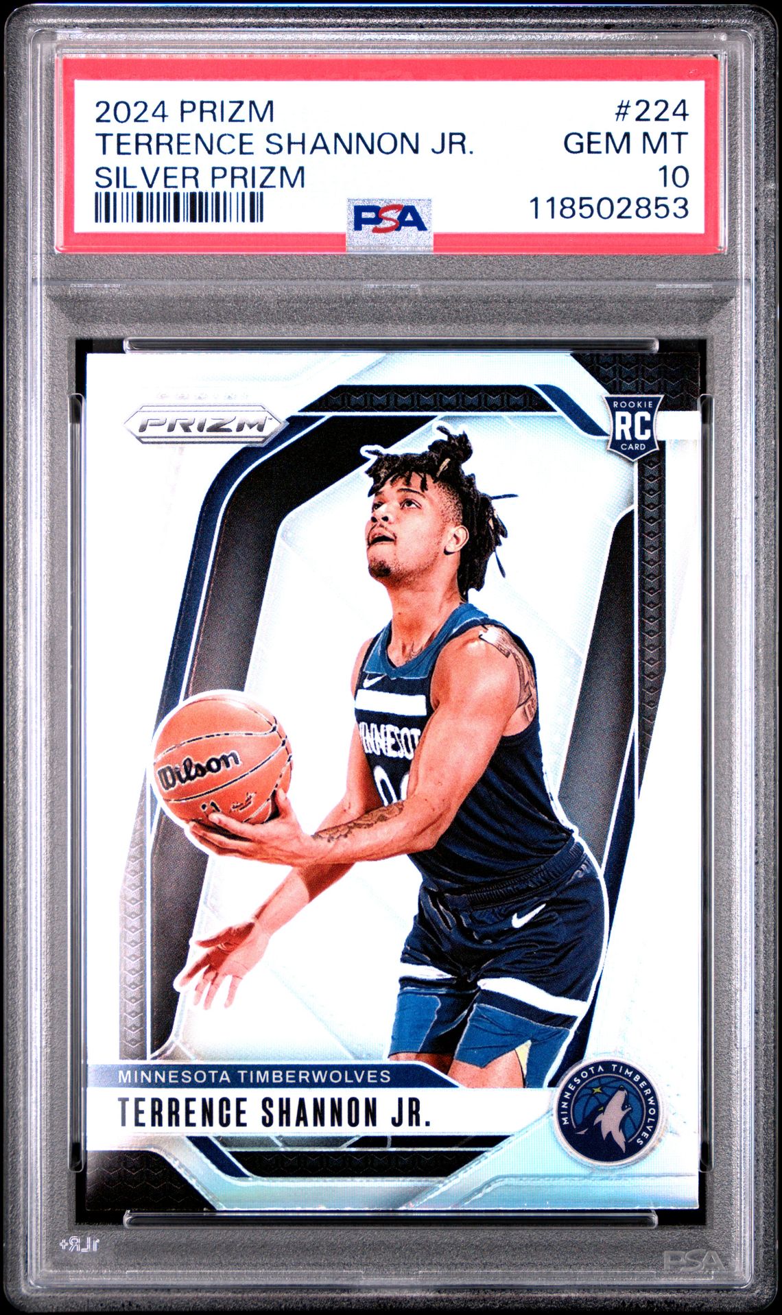 2024 Panini PANINI PRIZM SILVER PRIZM #224 Terrence Shannon Jr. front