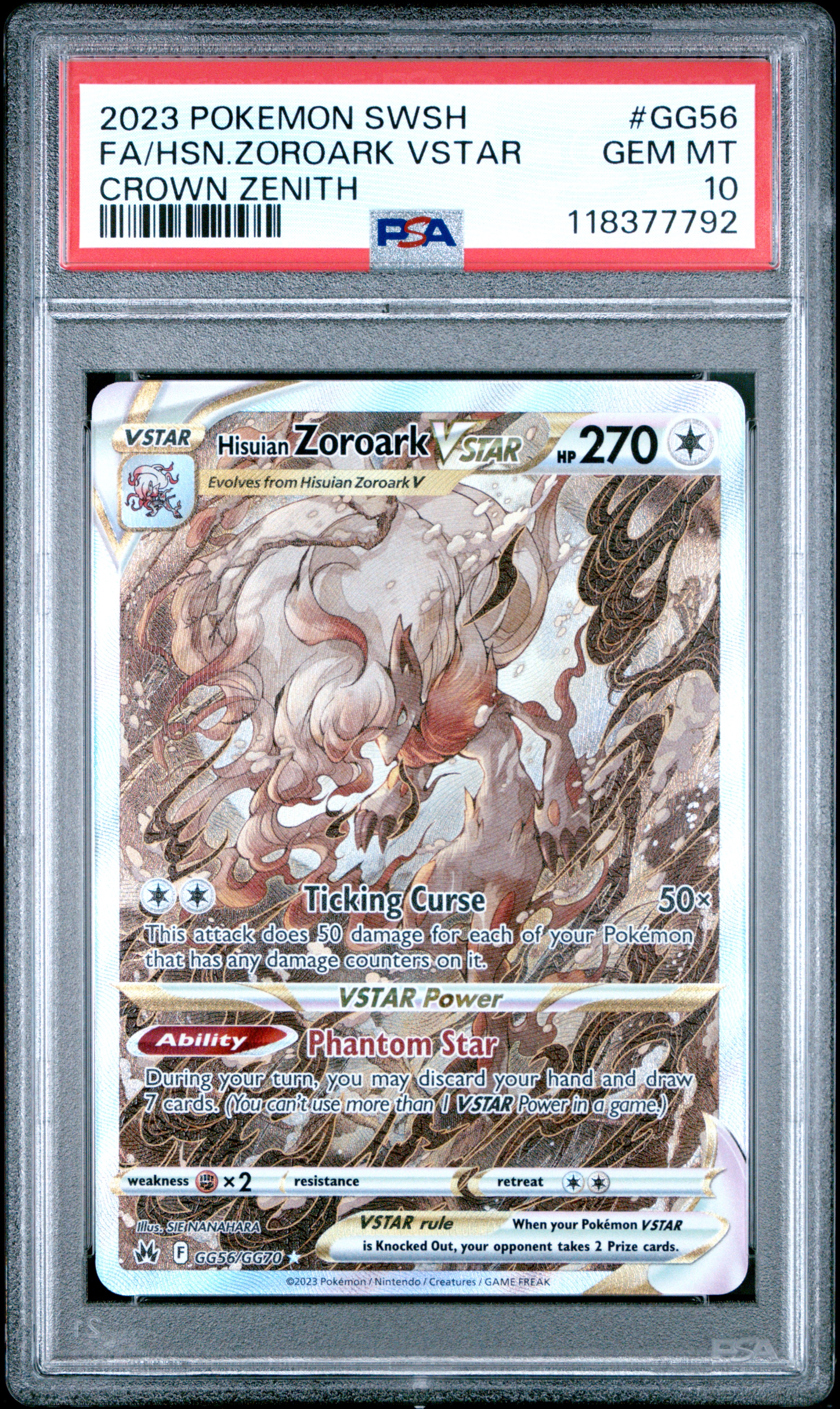 Hisuian Zoroark VSTAR