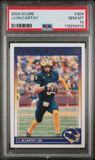 2024 Score #304 Jj McCarthy front