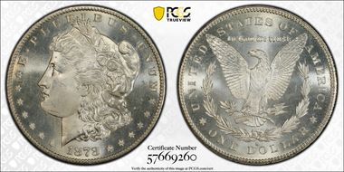 1878-S $1 MS66