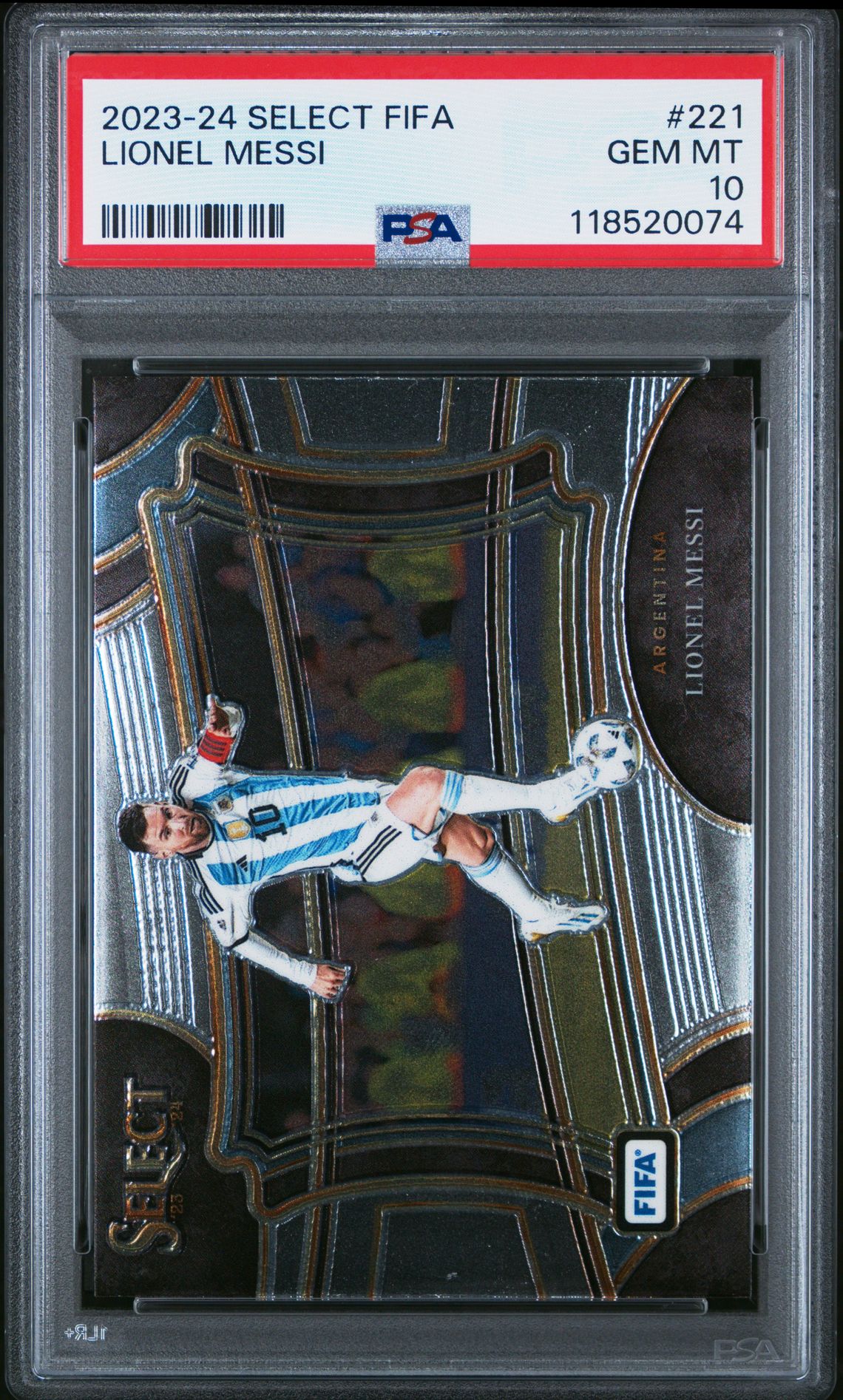 2023-24 Panini PANINI SELECT FIFA #221 Lionel Messi front