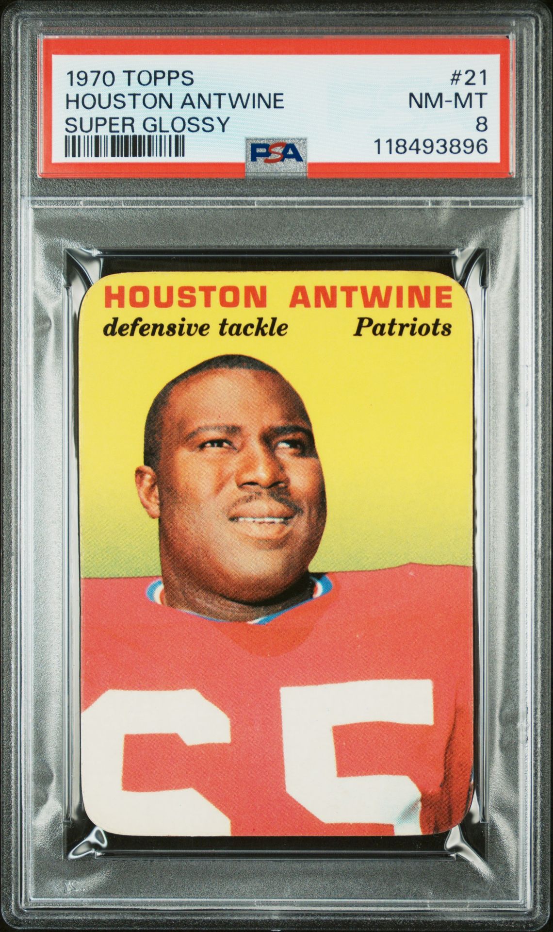 1970 Topps TOPPS SUPER GLOSSY #21 Houston Antwine front