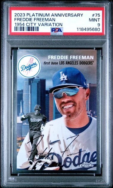 2023 Topps Topps Chrome Platinum #75 Freddie Freeman front