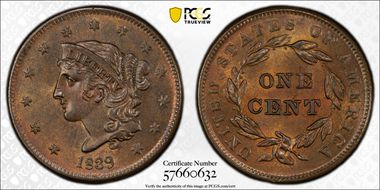 1839 1C N-5 MS64BN