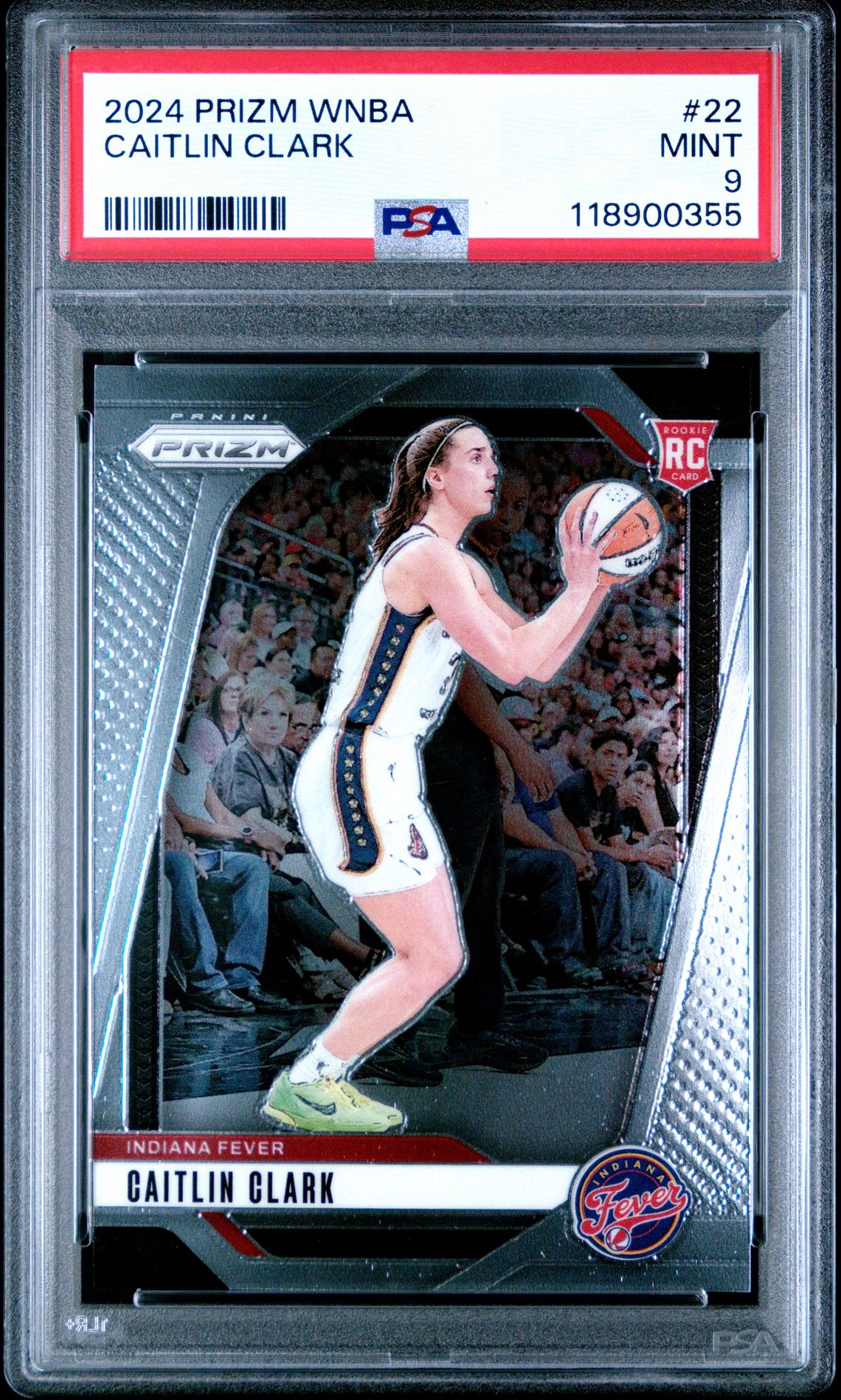 2024 Panini Prizm Wnba Caitlin Clark #22 Mint 9 front