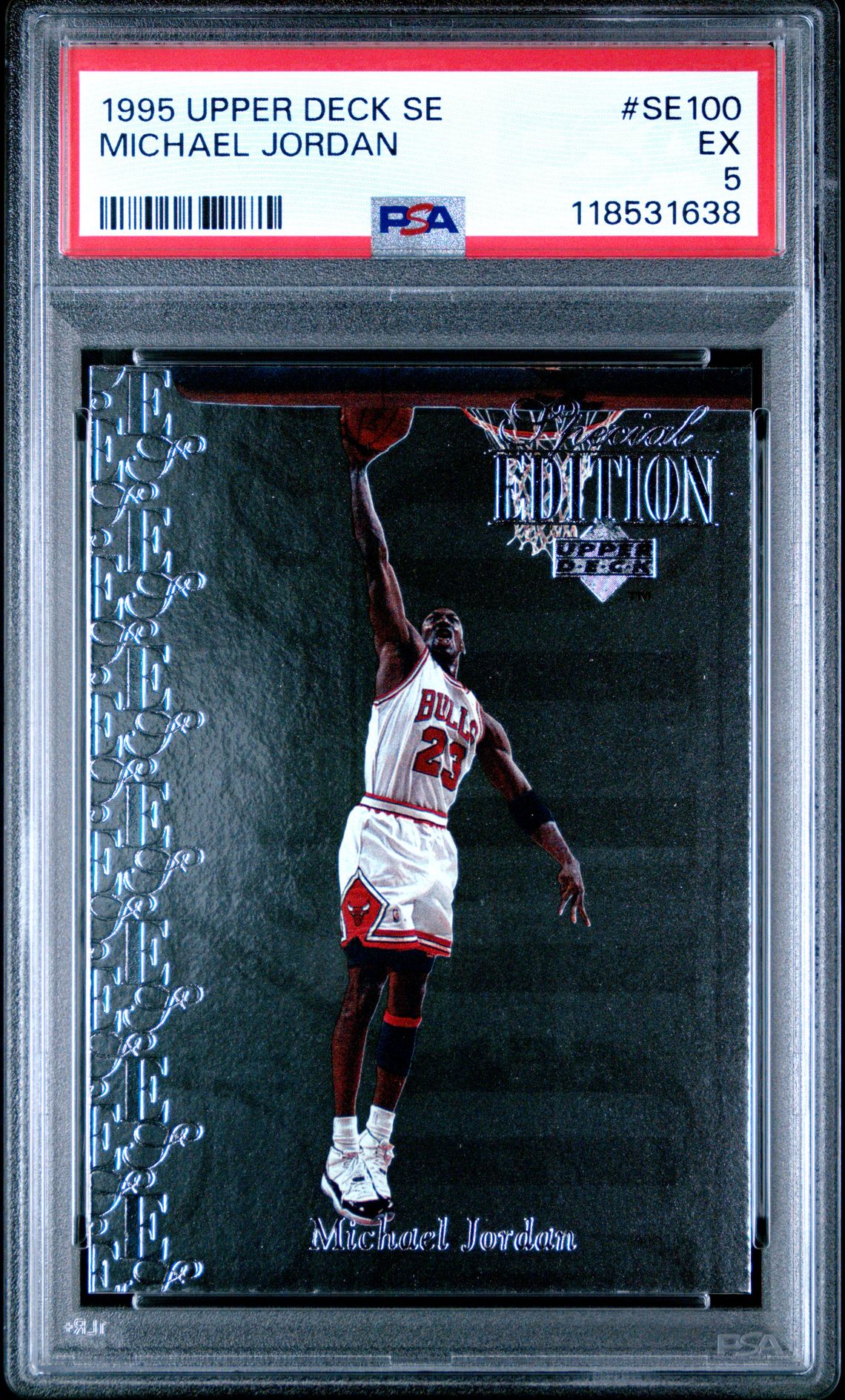 1995 Upper Deck Special Edition Michael Jordan #Se100 Ex 5 front