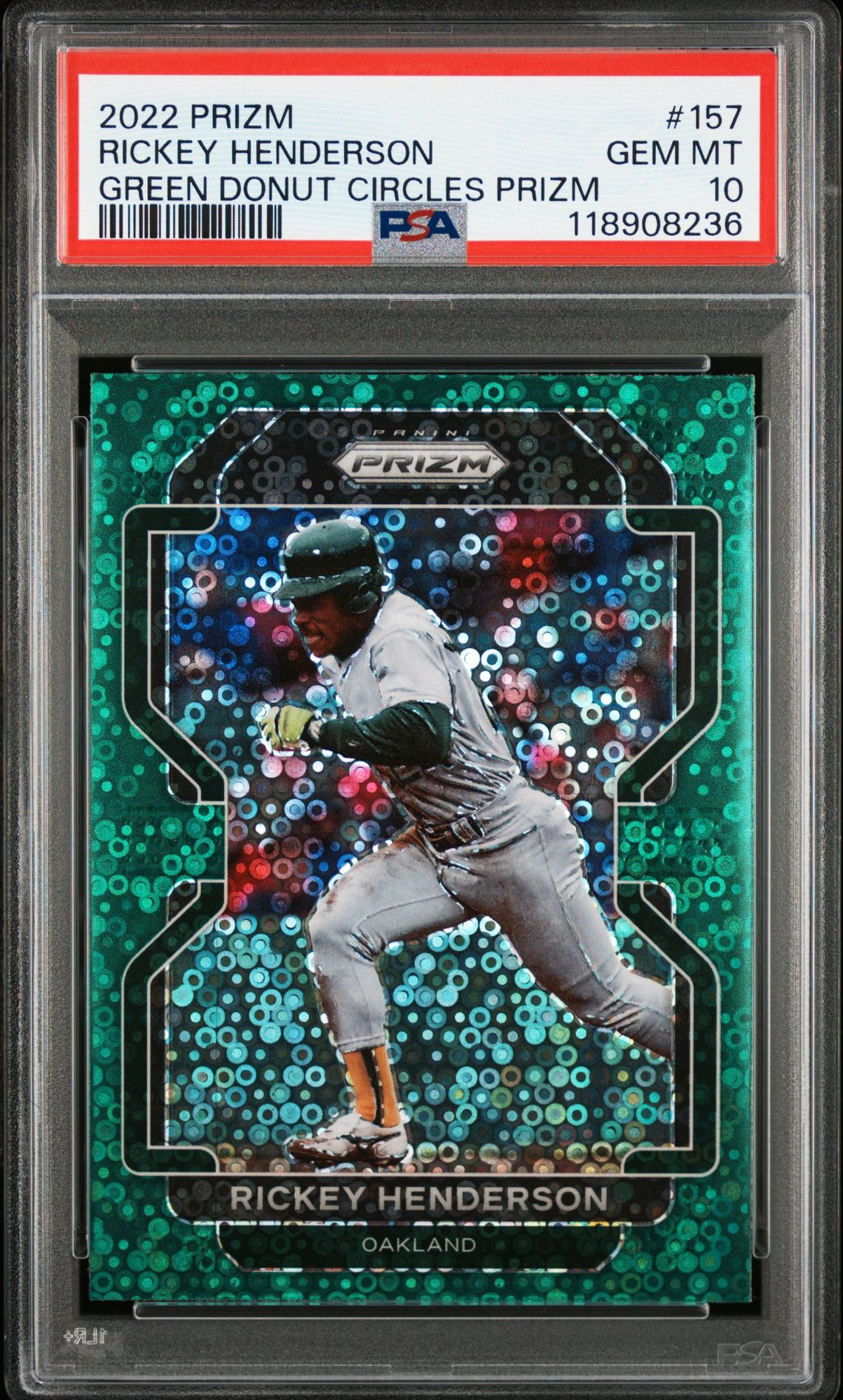 2022 Panini PANINI PRIZM Color Match #157 Rickey Henderson front