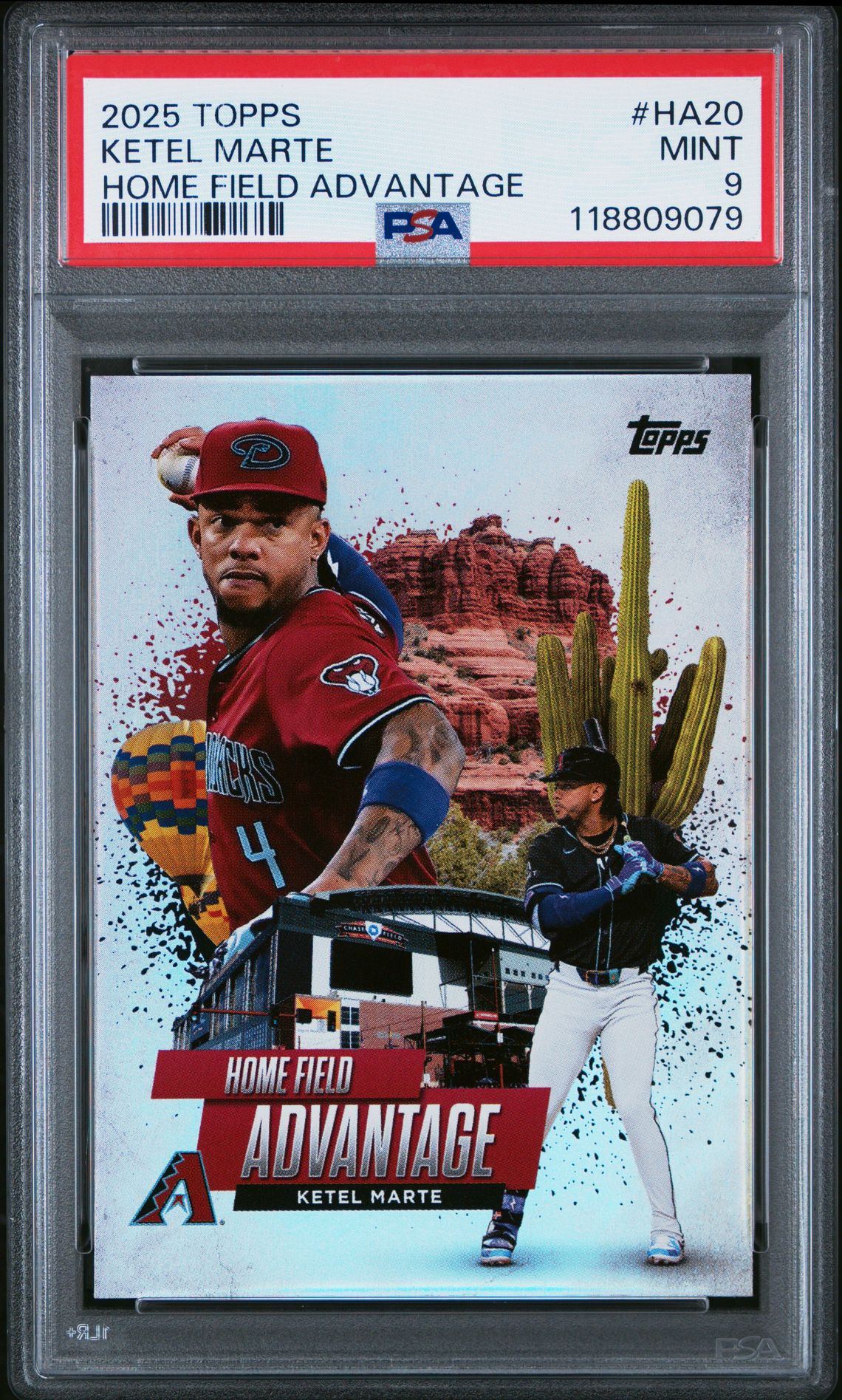 2025 Topps Home Field Advantage Ketel Marte #Ha20 Mint 9 front