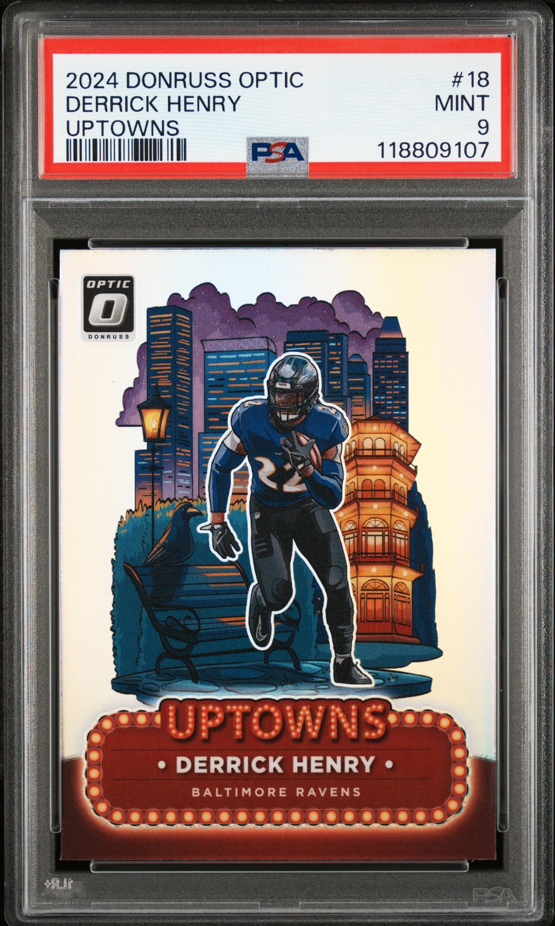 2024 Panini Donruss Optic Uptowns Derrick Henry #18 Mint 9 front