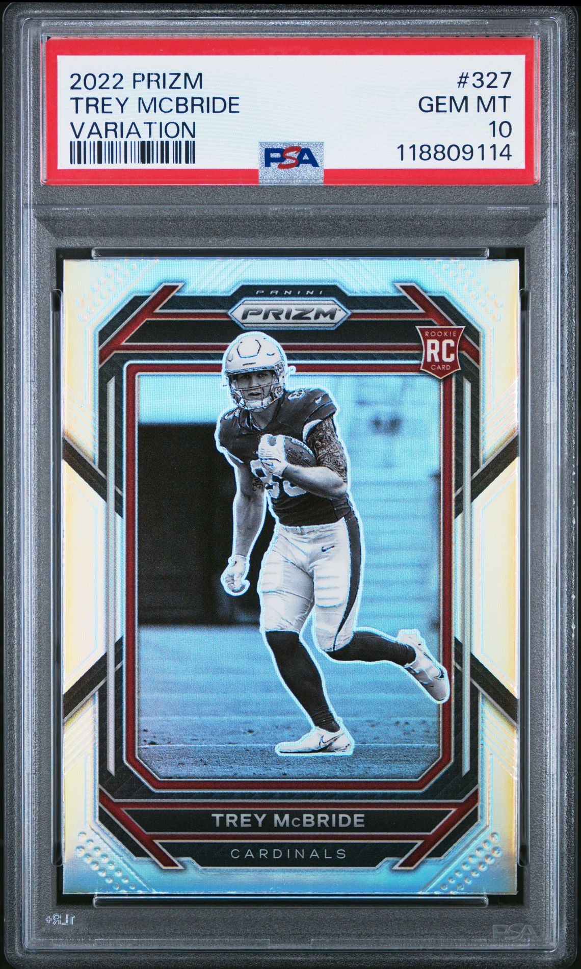 2022 Panini Prizm Trey Mcbride #327 (Variation) Gem Mt 10 front