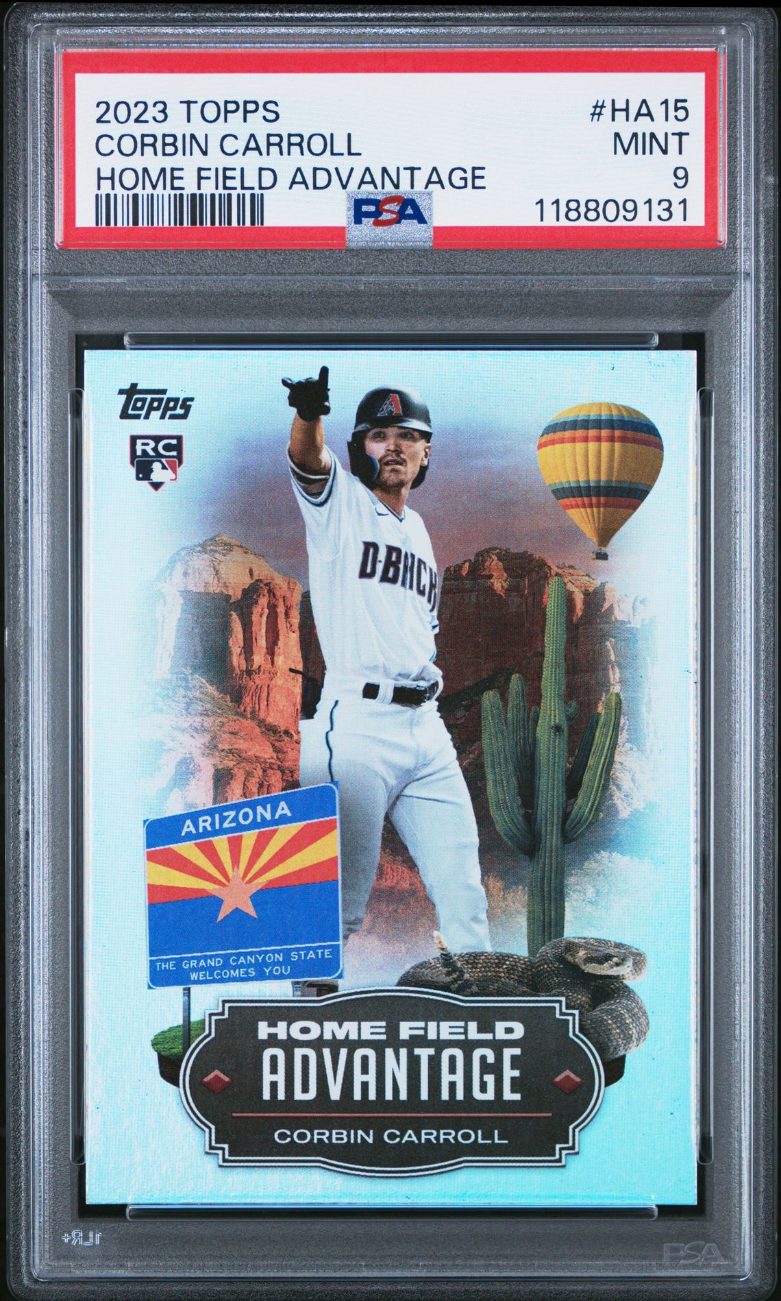 2023 Topps Home Field Advantage Corbin Carroll #Ha15 (Home Field Advantage) Mint 9 front