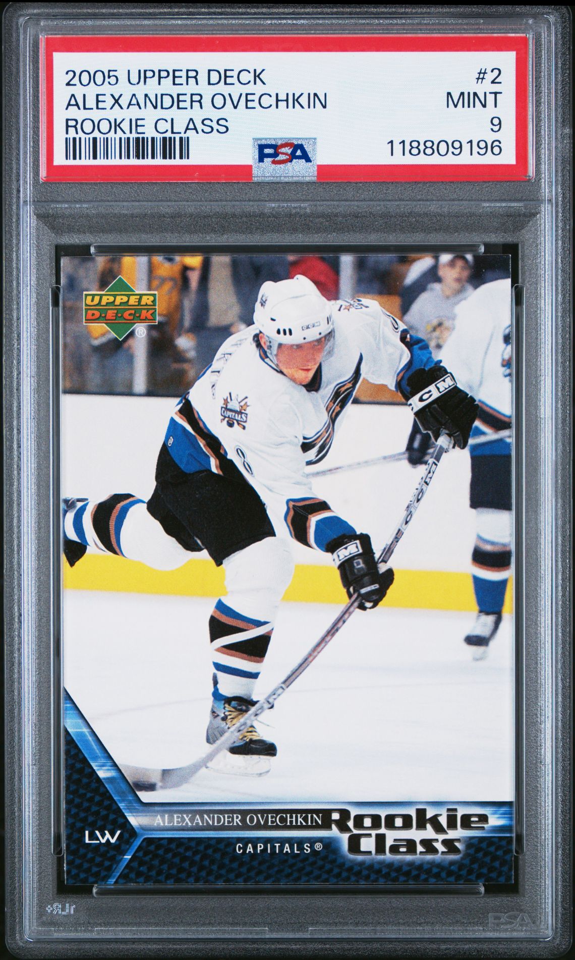 2005 Upper Deck Rookie Class Alexander Ovechkin #2 (Rookie Class) Mint 9 front