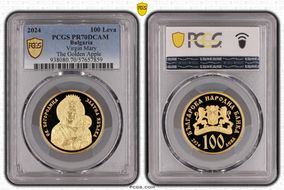 2024 100 Leva Virgin Mary The Golden Apple PR70DCAM