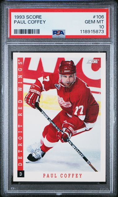 1993 Score #106 Paul Coffey front
