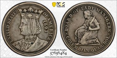 1893 25C Isabella XF40