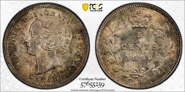 1890-H 5C MS65