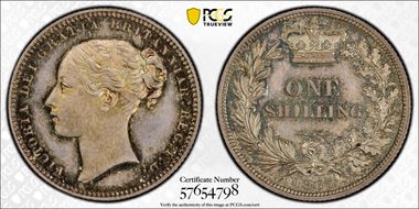 1867 Shil S-3906 Reeded Edge PR65
