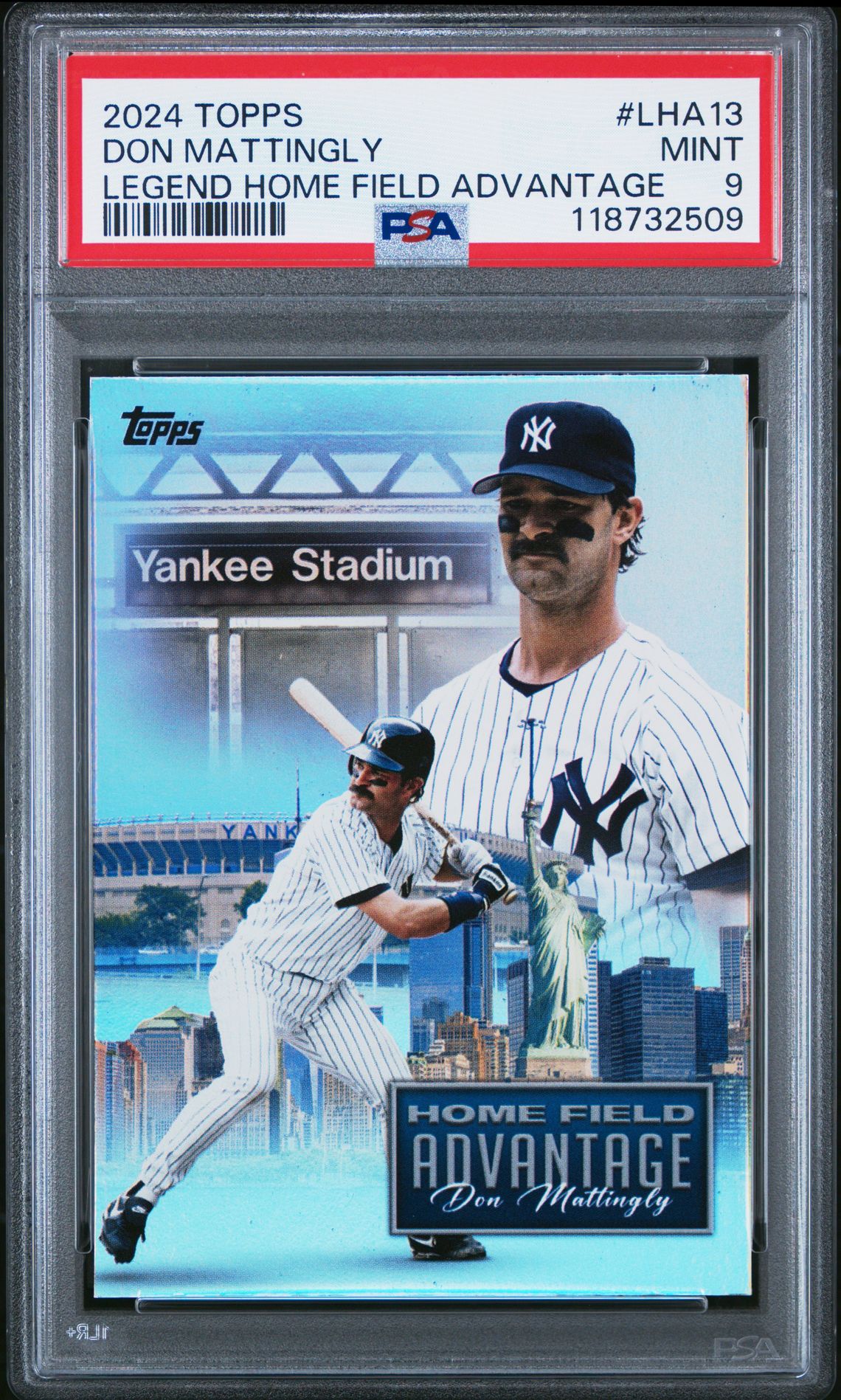 2024 Topps Legendary Home Field Advantage Don Mattingly #Lha13 (Legend Home Field Advantage) Mint 9 front