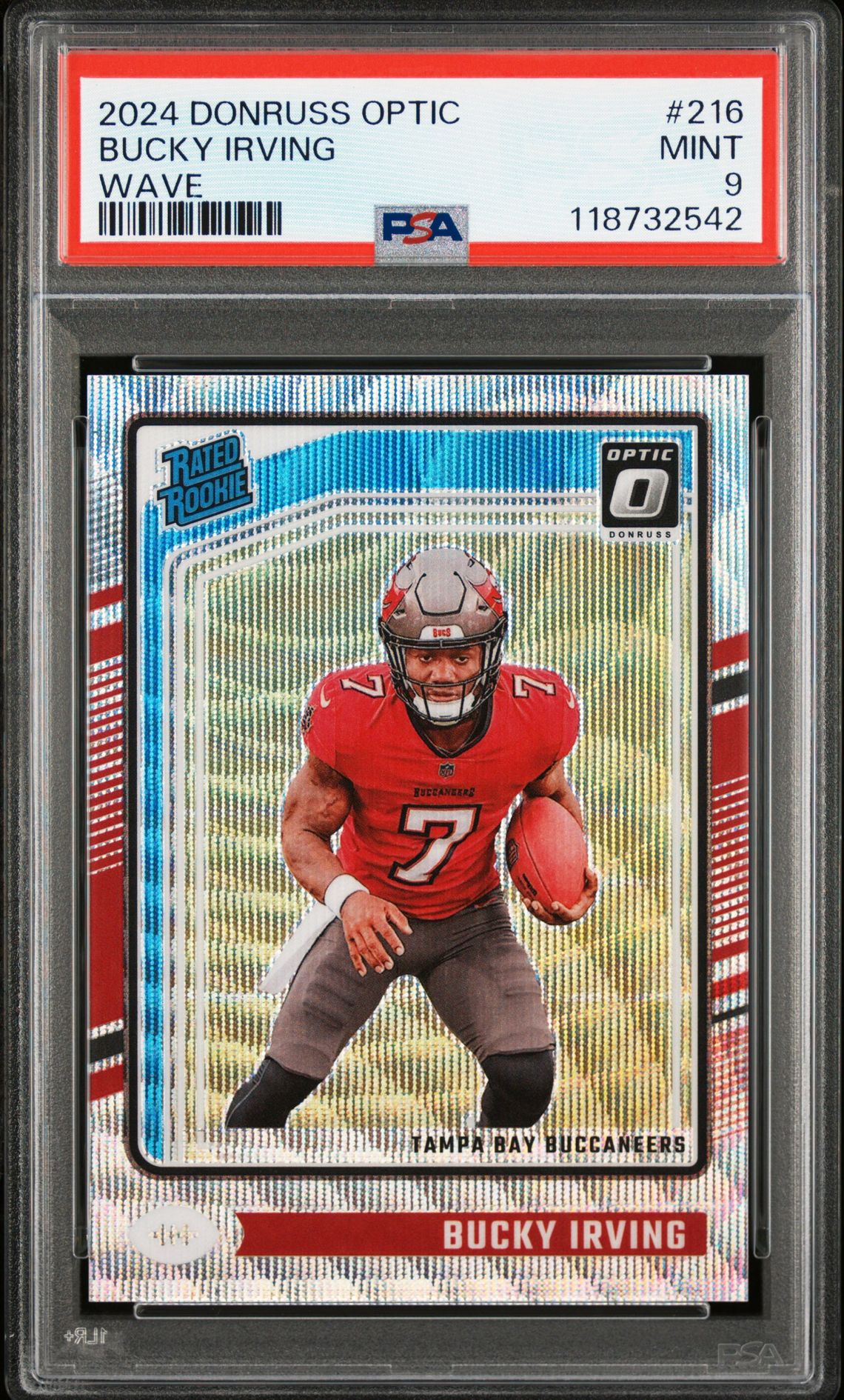 2024 Panini Donruss Optic Bucky Irving #216 (Wave) Mint 9 front