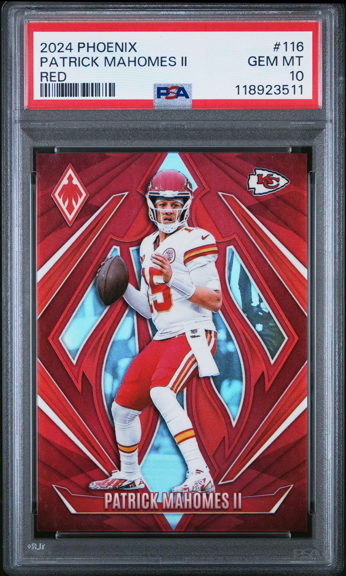 2024 PANINI PHOENIX RED #116 Patrick Mahomes Ii front
