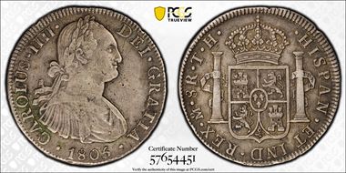 1805-Mo TH 8 R Calico-983 Yon-M8-105 VF35