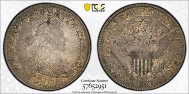1807 50C Draped Bust VF35