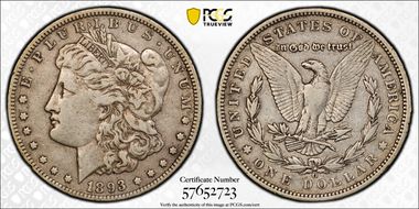 1893-O $1 VF30