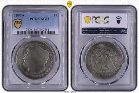1893-S $1 AG3