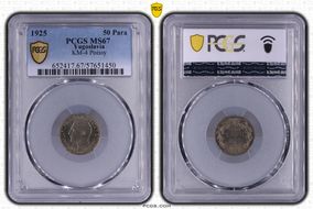 1925 50 Para KM-4 Poissy MS67