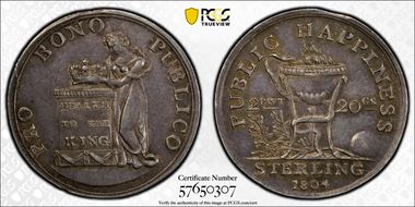 1804 Tk Shil Davis-8 BHM-555 Ag AU58