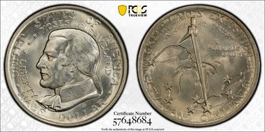 1936 50C Cleveland MS65