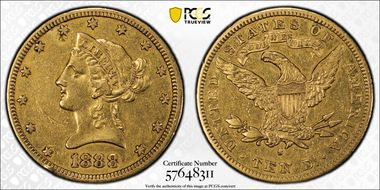 1888-S $10 N1
