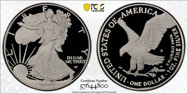 2023-S $1 Silver Eagle PR70DCAM