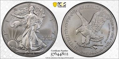 2025-W $1 Burnished Silver Eagle First Strike SP70
