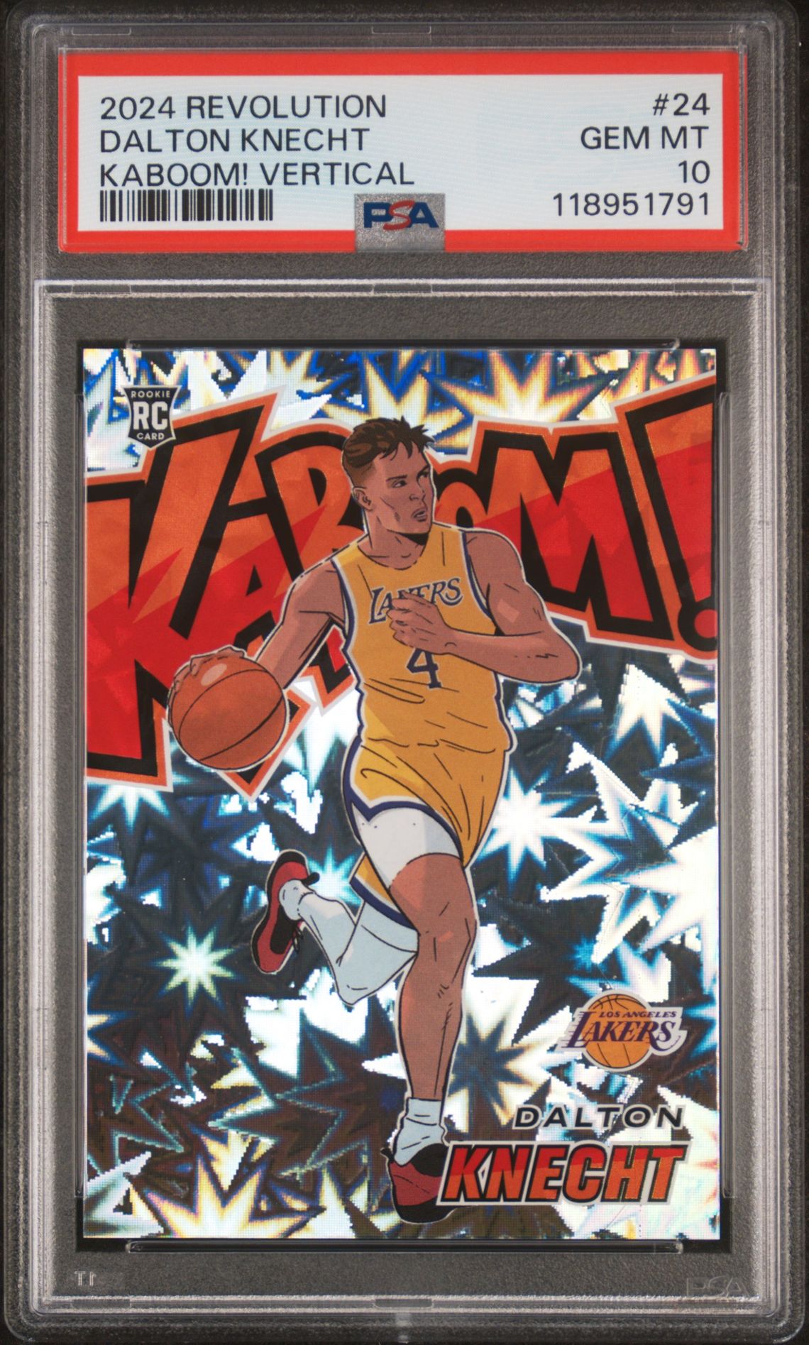 2024 Panini PANINI REVOLUTION KABOOM! VERTICAL #24 Dalton Knecht front
