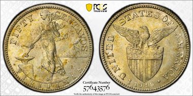 1919-S 50C MS63